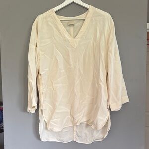 Baldwin Tunic Long Sleeve V-Neck Size Medium